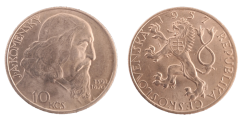 10 Kčs 1957 Jan Amos Komenský