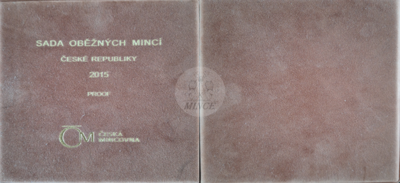 Sada oběžných mincí ČR 2015 PROOF