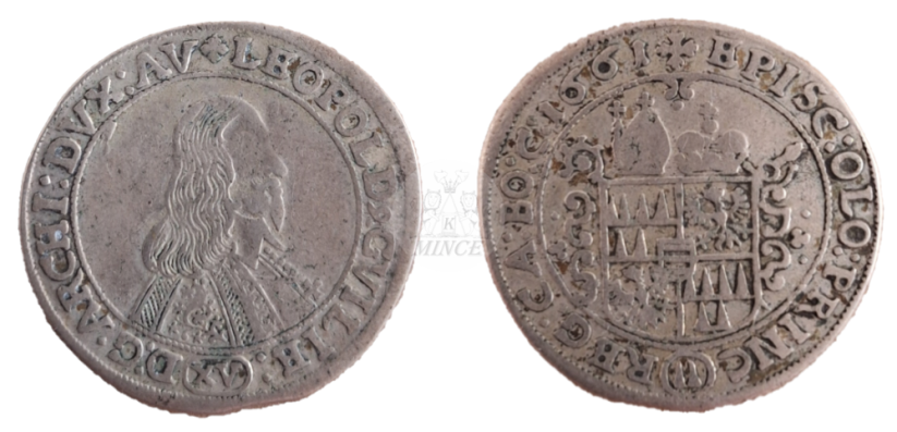 15 krejcar Leopold Vilém 1661 Vyškov