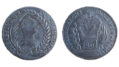 20 krejcar Marie Terezie 1765 KB Kremnica