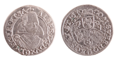 3 krejcar Albrecht z Valdštejna 1630 Zaháň