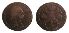 Tolar křížový Josef II. 1787 Brusel