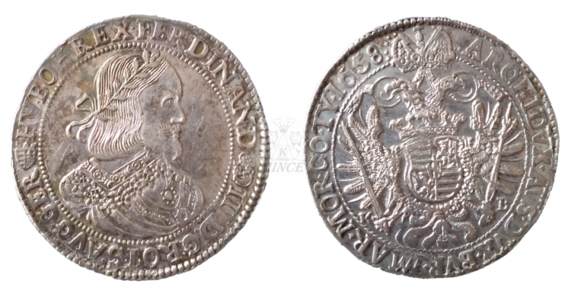 Tolar Ferdinand III. 1658 Kremnice