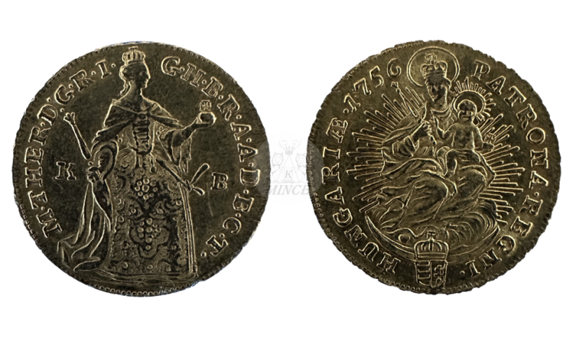 dukát 1756 KB Marie Terezie