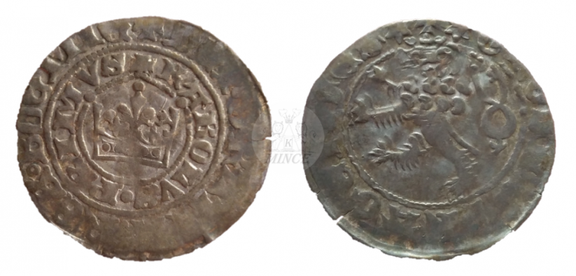pražský groš Karel IV.