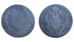 20 Krejcar František I. 1830 B Kremnica 20 Krejcar František I. 1830 B Kremnica
