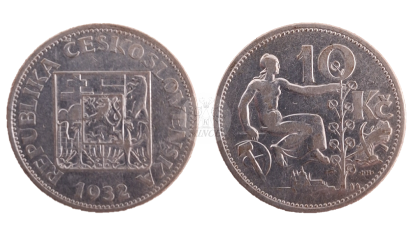 10 Kč ČSR 1932