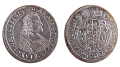 6 krejcar Karel II. z Liechtensteina 1693 Kroměříž (1664 - 1695)