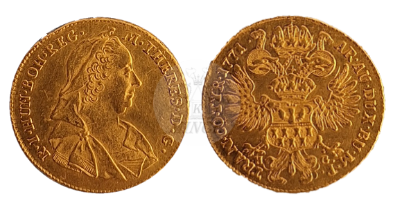 Dukát Marie Terezie 1771 HG