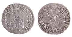 3 krejcar Jindřich Šlik 1634 Planá