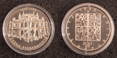 200 Kč 1996 Sté výročí zahájení činnosti České filharmonie