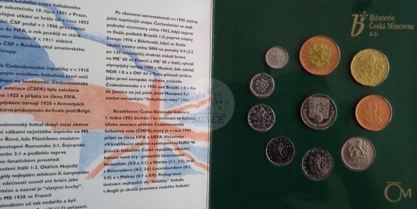 sada oběžných mincí 1996 Euro