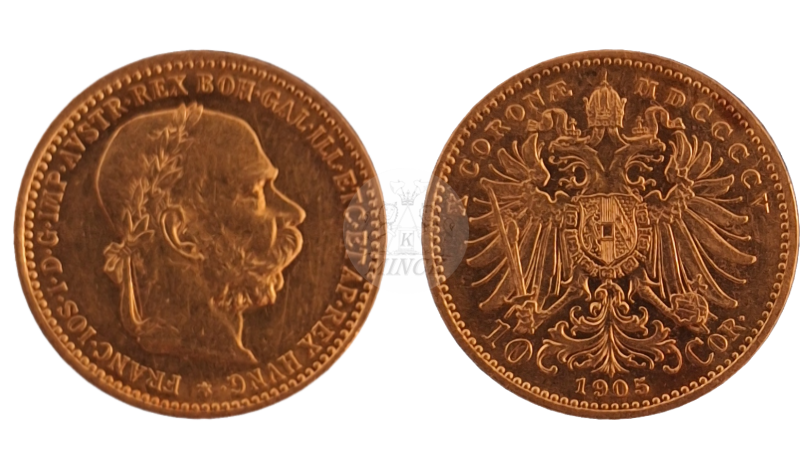 10 korun 1905 b.z.