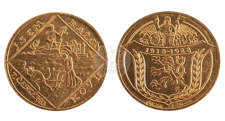 2 dukátová medaile ČSR 1928