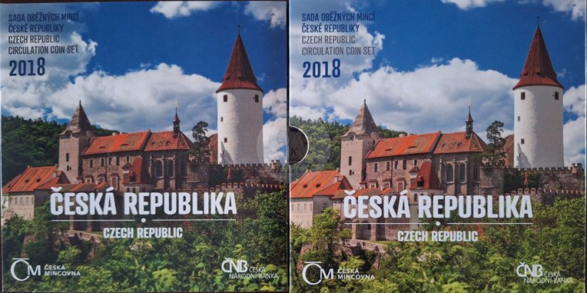 Sada oběžných mincí ČR 2018