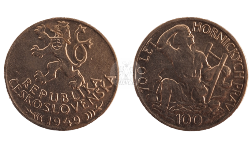 100 Kčs 1949 Jihlava