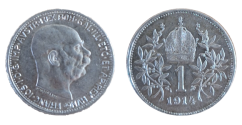 1 koruna 1914 František Josef I. 