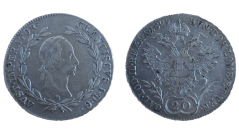 20 Krejcar František I. 1829 B Kremnica 20 Krejcar František I. 1829 B Kremnica