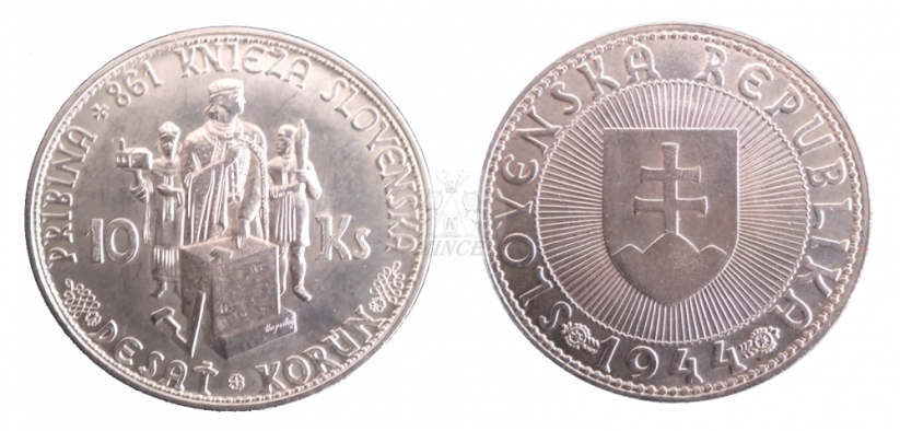 10 Ks 1944 Pribina var. bez křížku na kapličce
