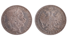 zlatník 1866 B František Josef I. 