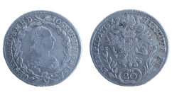 20 krejcar Josef II. 1778 B, S.K.-P.D. Kremnica