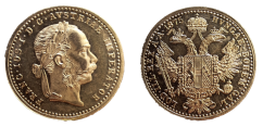 Dukát František Josef I. 1875 bz.