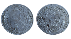20 krejcar Marie Terezie 1771 I.C.-S.K. Vídeň