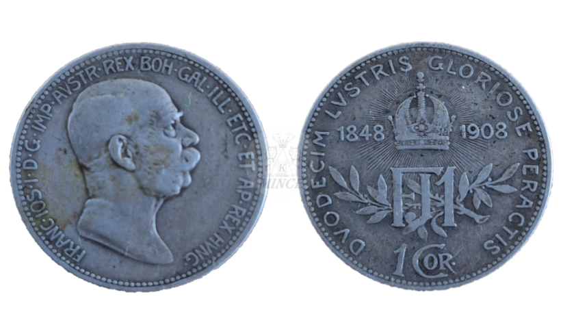 5 korun 1908 jubilejní