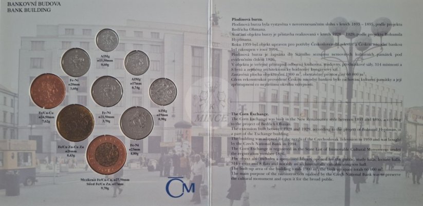 Sada oběžných mincí ČR 2001 BK