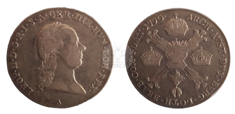 1/4 tolar křížový Leopold II. 1790 A