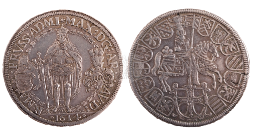 2 tolar Maxmilián 1614