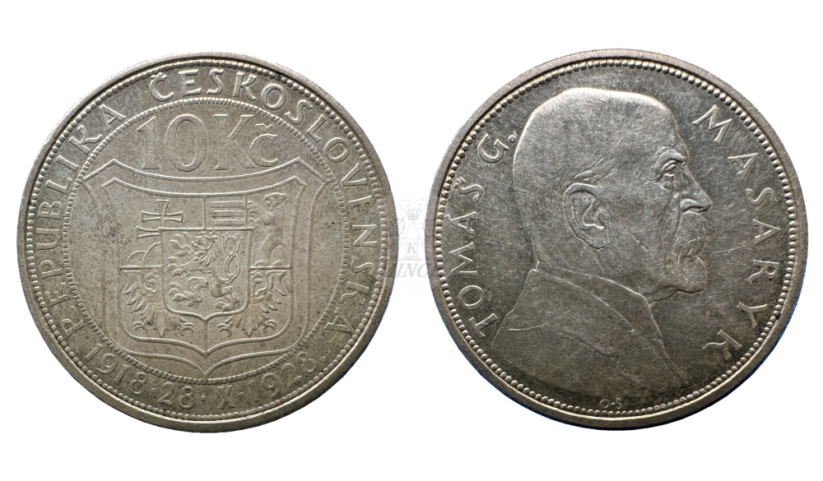 10 Kč 1928 výročí vzniku