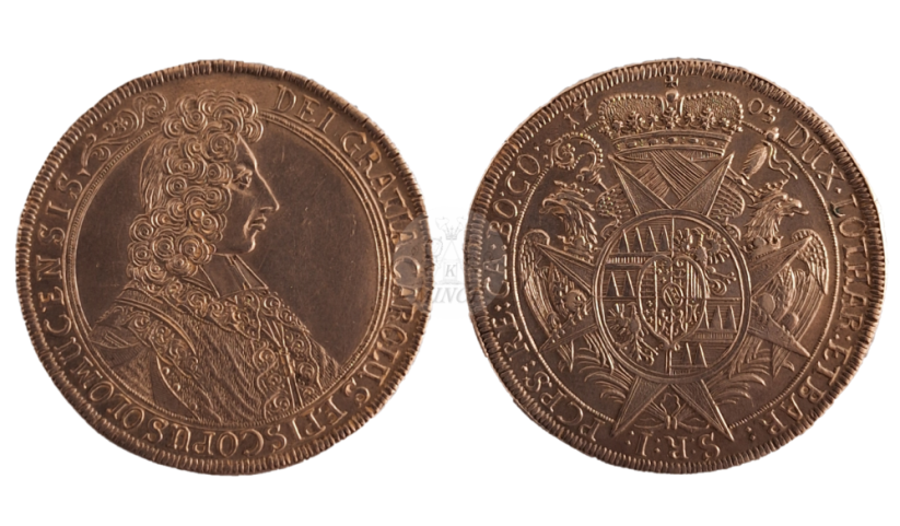 Tolar 1705 Olomoucké biskupství Karel III. Lotrinský  