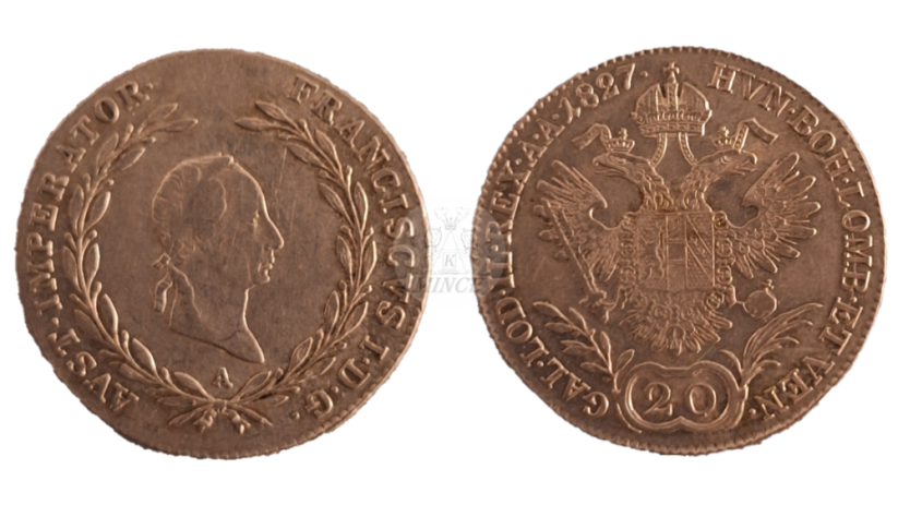 20 krejcar 1827 A František I.
