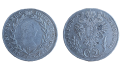20 krejcar Josef II. 1784 C Praha 
