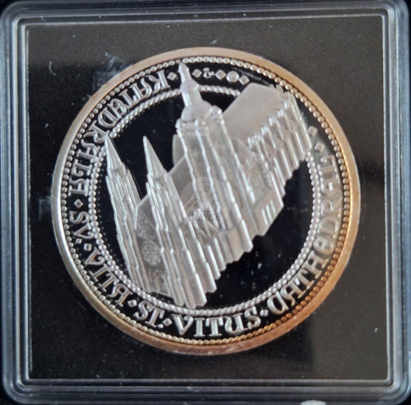 medaile Chrám sv. Víta PROOF