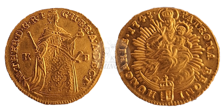 Dukát Marie Terezie 1748 Kremnica