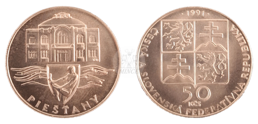 50 Kčs 1991 Piešťany