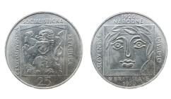 25 Kčs 1970 divadlo