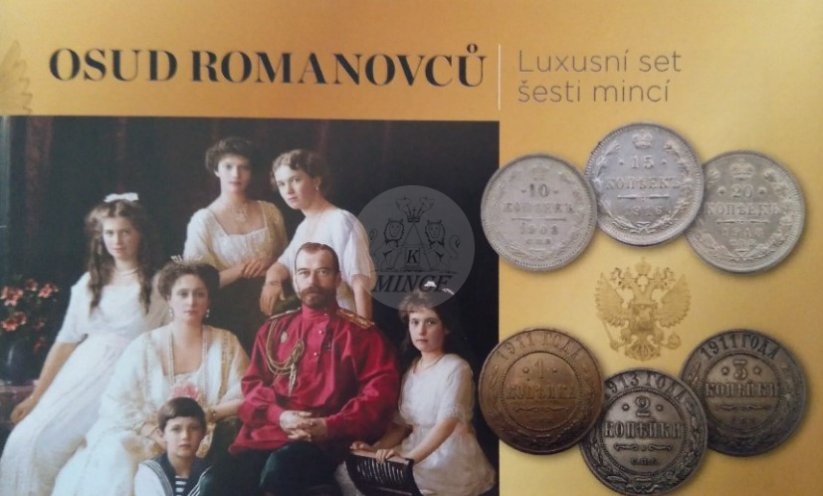 Sada mincí Mikuláš II. Romanovci (1894 - 1917)