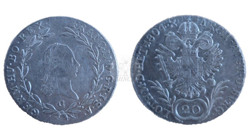 20 Krejcar František II. 1804 C Praha 
