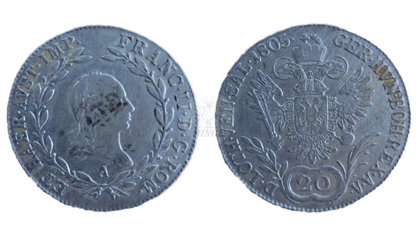 20 Krejcar František II. 1805 A Vídeň