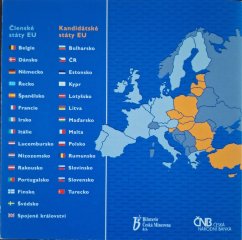 Sada oběžných mincí ČR 2004 Vstup ČR do EU BK