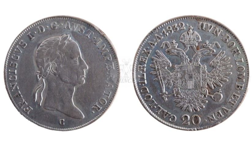20 krejcar 1832 C