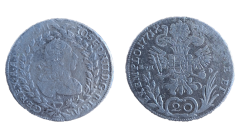 20 krejcar Josef II. 1771 B, EvM.-D. 