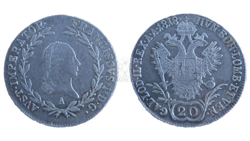 20 Krejcar František I. 1818 A Vídeň