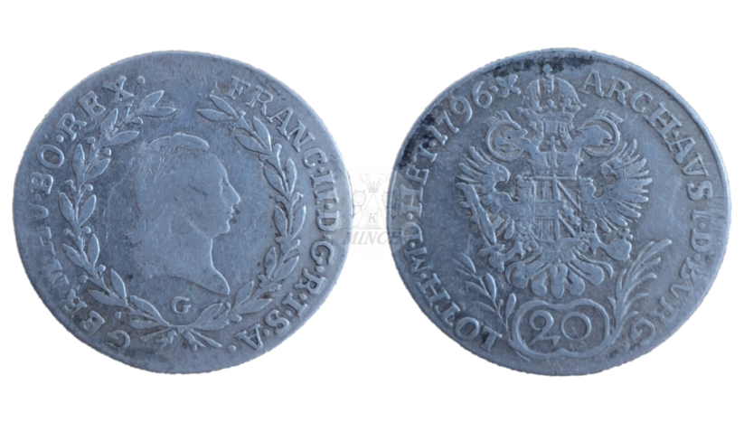 20 Krejcar František II. 1796 G Velká Baňa
