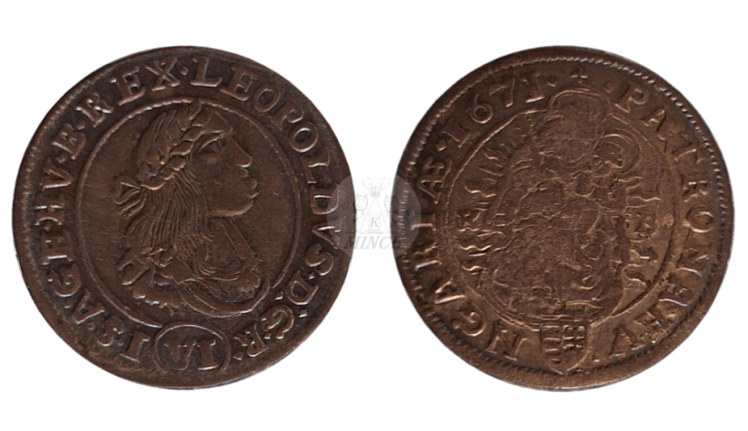 6 krejcar 1671