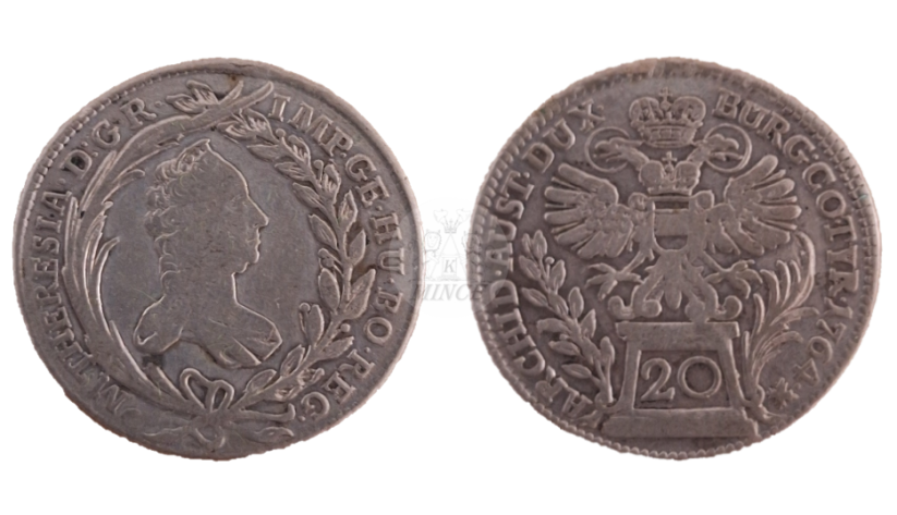 20 krejcar 1764 Vídeň