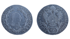 20 Krejcar František I. 1808 B Kremnica 